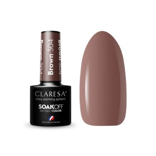 Claresa Brown Hybrid nail polish /304/ 5 g