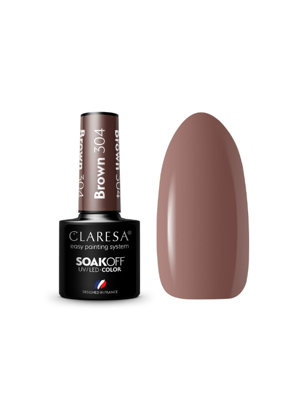 Claresa Brown Hybrid Nagellack /304/ 5 g