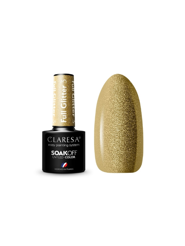 Claresa Full Glitter Hybrid Nagellack /3/ 5 g