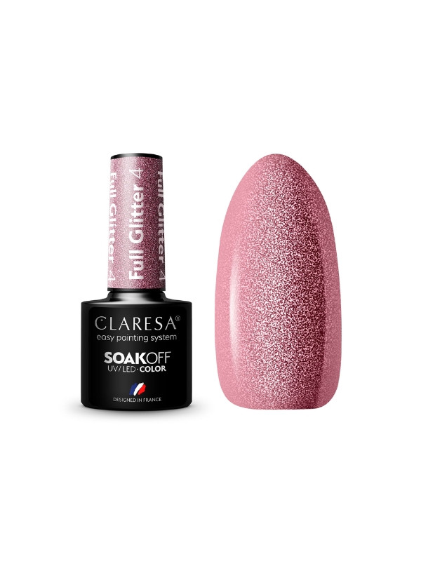 Claresa Full Glitter Hybride nagellak /4/ 5 g