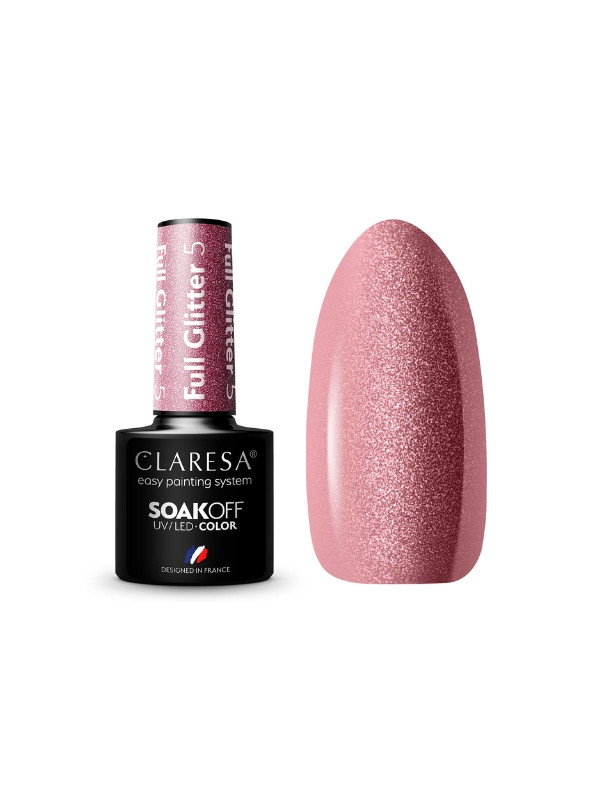 Claresa Full Glitter Hybrid Nagellack / 5 / 5 g