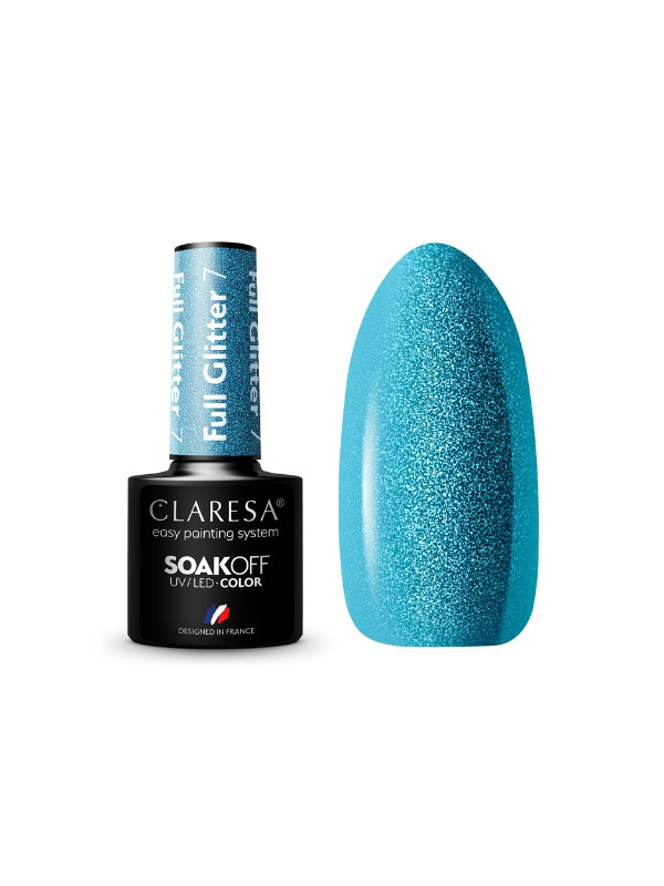 Claresa Full Glitter Hybrid Nagellack /7/ 5 g