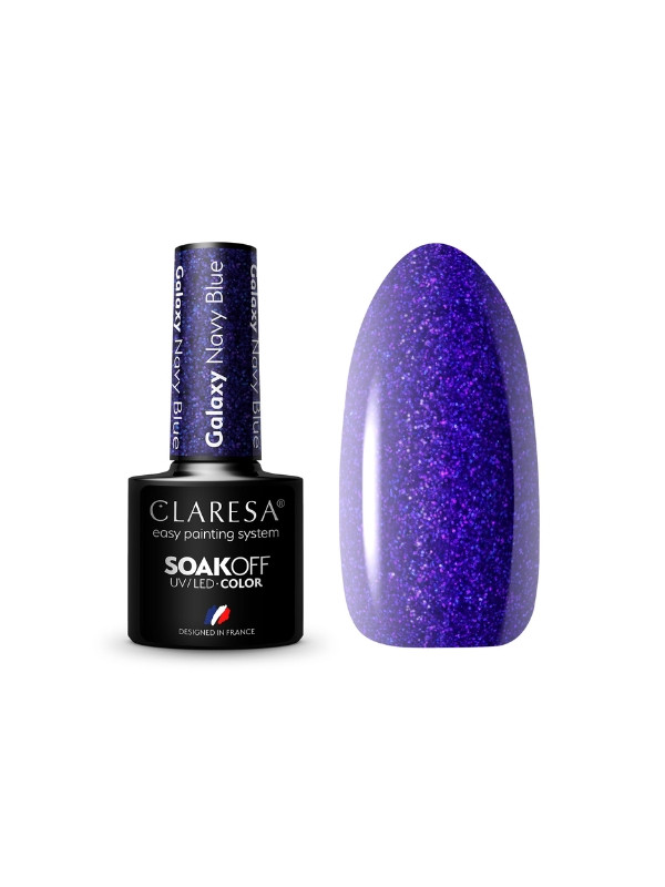 Claresa Galaxy Navy Blue Hybride nagellak 5 g