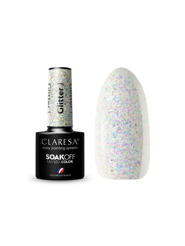 Claresa Glitter Hybrid Nagellack /1/ 5 g