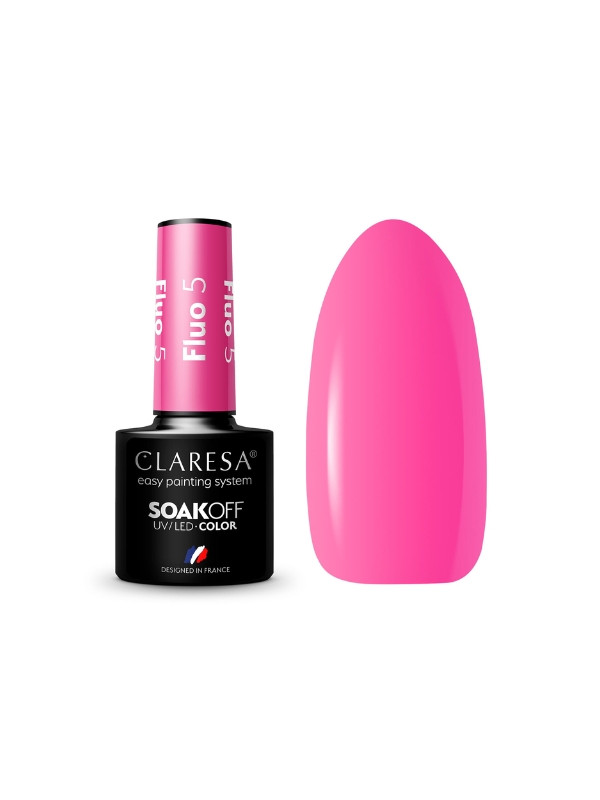 Claresa Fluo Hybride nagellak / 5 / 5 g