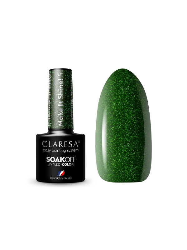 Claresa Laat het Shine ! Hybride nagellak / 5 / 5 g