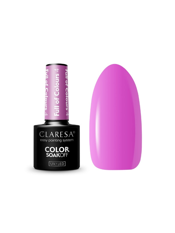 Claresa Full Of Colors Hybrid-Nagellack /4/ Claresa Full Of Colours Hybrid-Nagellack /4/ 5 g