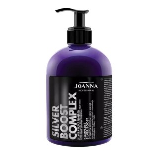 Joanna Professional SILVER BOOST COMPLEX Haarshampoo, das die silberne Farbe hervorhebt, 500 ml