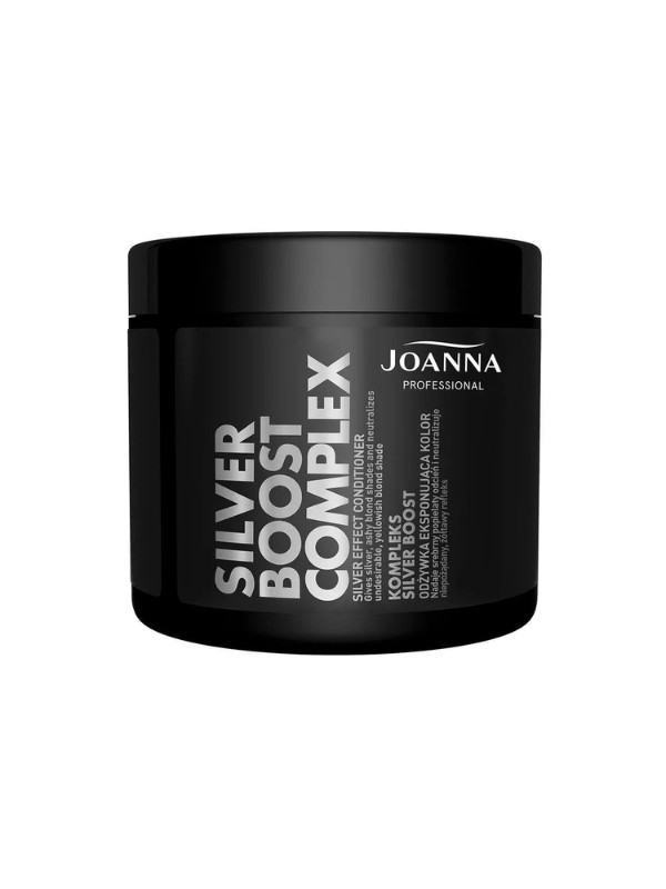 Joanna Professional SILVER BOOST COMPLEX Haarconditioner met accentuerende zilverkleur 500 ml