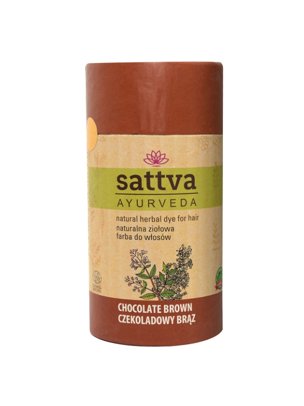 Sattva Ayurveda Natuurlijke Kruidenhaarverf Chocoladebruin 150 g