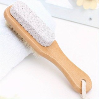 Pumice stone with a brush, 1 piece