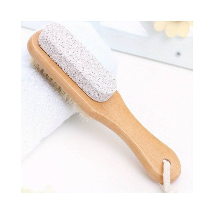 Pumice stone with a brush, 1 piece