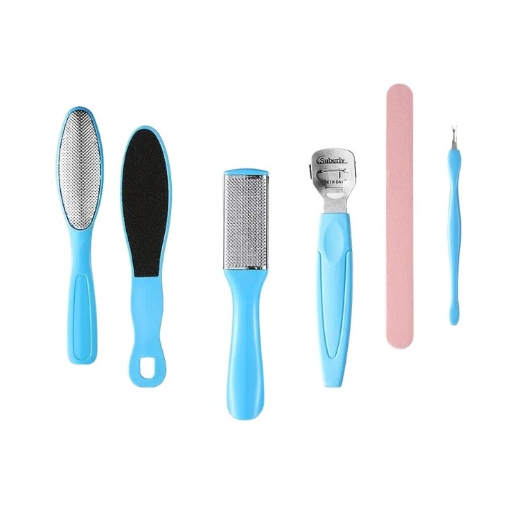 Professional 6-piece pedicure set Blue 1 piece