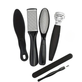 Professional 6-piece pedicure set Black 1 piece