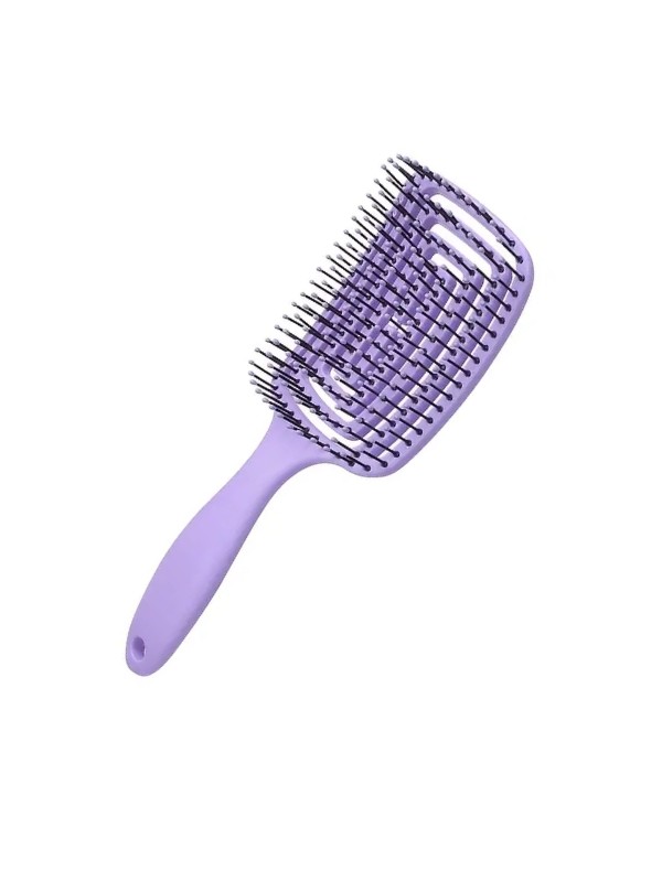 Brush for smooth and tangle-free hair Dark Purple 1 piece