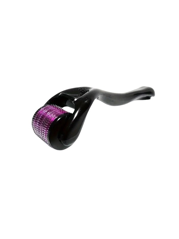 Microneedle Dermoroller voor gezicht en lichaam 540 Naalden 1mm Purple 1 stuk