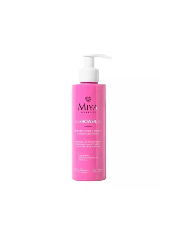 Miya Cosmetics mySHOWERgel natürliches Duschgel mit Abessinieröl 190 ml