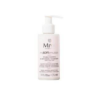 Miya Cosmetics mySOFTemulsion micellaire emulsie voor het verwijderen van make-up en het reinigen van gezicht, ogen en lichaam 1