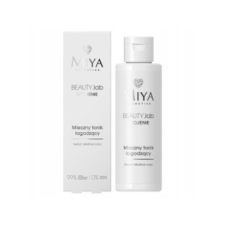 Miya Cosmetics BEAUTY .lab Kalmerende melkachtige toner verzachtend voor gezicht en ogen 100 ml