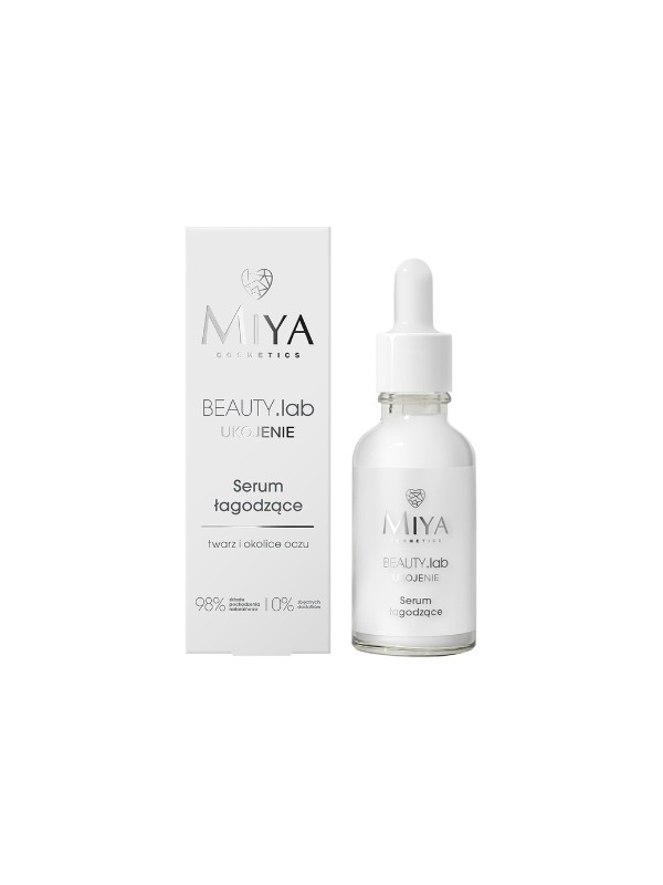 Miya Cosmetics BEAUTY .lab Soothing Soothing Serum voor gezicht en ogen 30 ml