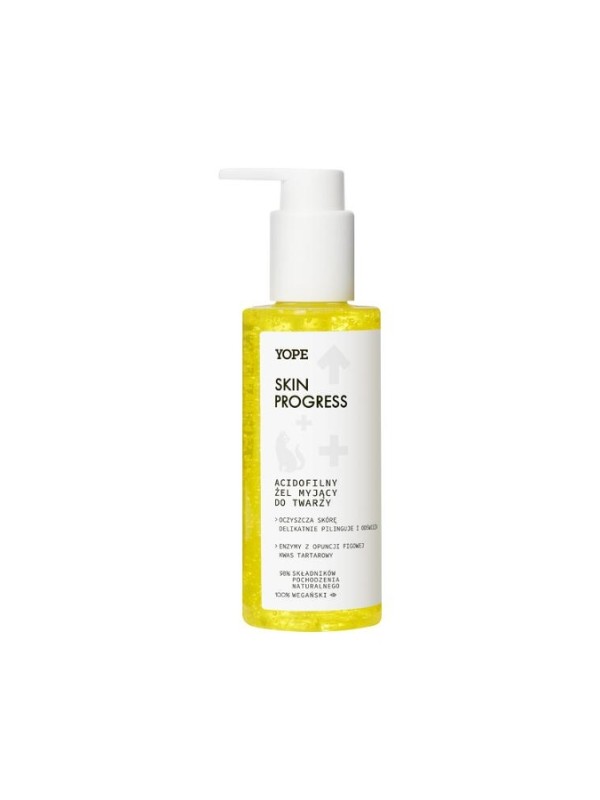 YOPE Skin Progress Acidofiele gezichtsreinigingsgel 150 ml