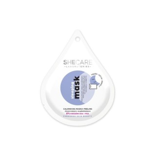 SheCare Sleeping Mask All-Night Mask - Exfoliating and smoothing facial Peeling 10 ml