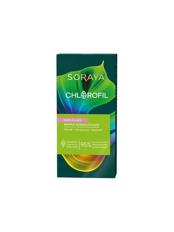 Soraya Chlorophyll Normalisierende feuchtigkeitsspendende Gesichtstropfen 30 ml