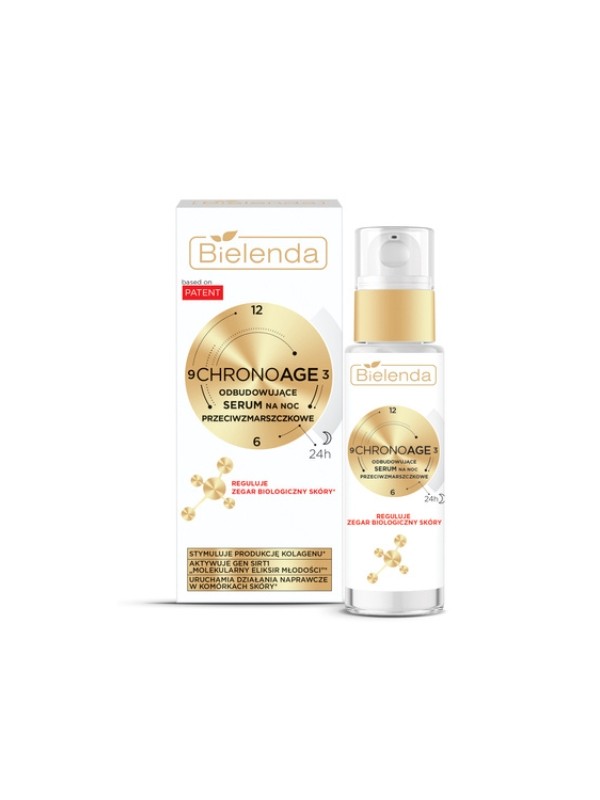 Bielenda Chrono Age 24H Regenerating Anti-Wrinkle Face Serum for Night 30 ml