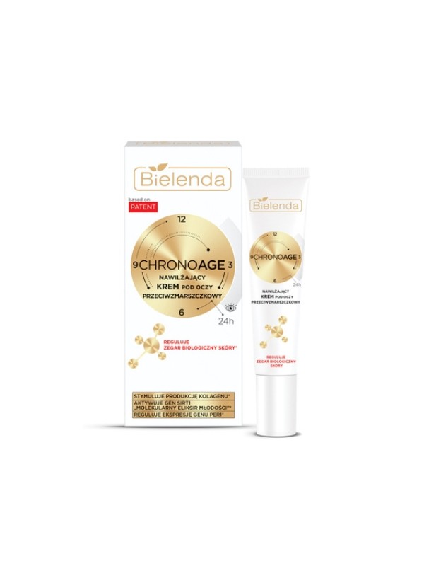 Bielenda Chrono Age 24H Feuchtigkeitsspendende Anti-Falten-Augencreme 15 ml