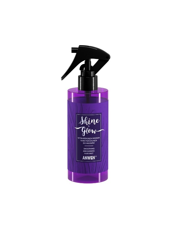 Anwen Shine & Glow glättender Haarspray mit Glanz, 150 ml