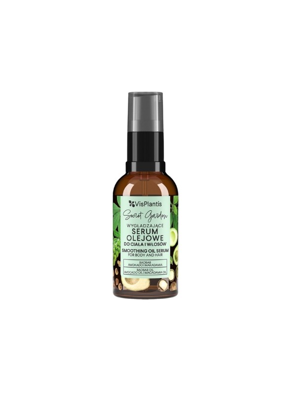 Vis Plantis Secret Garden Smoothing Oil Serum voor lichaam en haar 30 ml