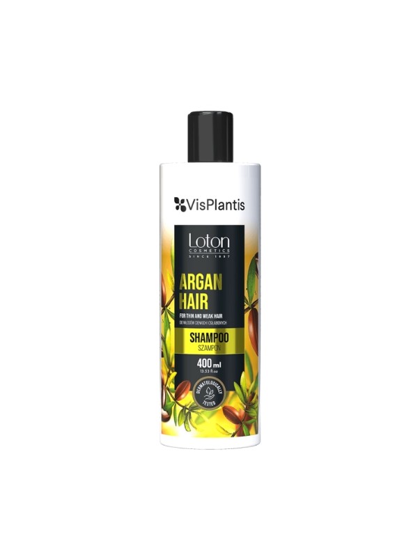 Vis Plantis Loton Shampoo voor dun en verzwakt haar met arganolie 400 ml