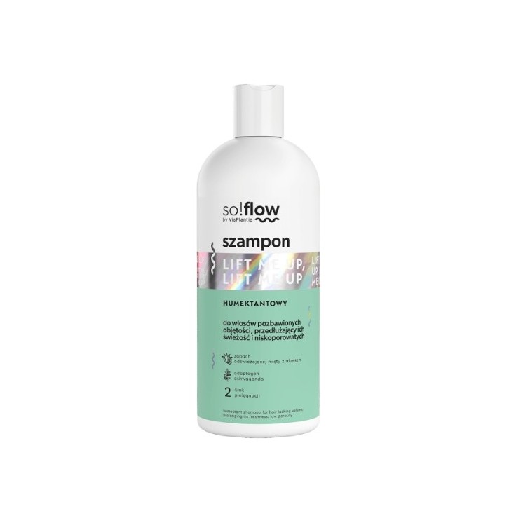 So!flow Humectant Shampoo for low porosity hair without volume, prolonging its freshness 300 ml