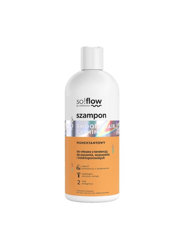 So!flow Humectant Shampoo für Haare mit mittlerer Porosität, die zu Frizz neigen, 300 ml