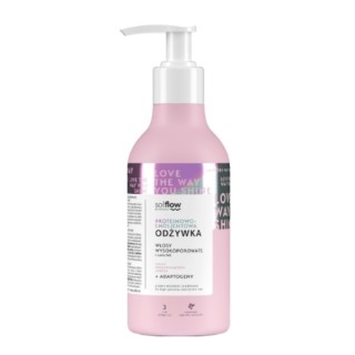 So!flow Emollient and Protein Conditioner voor hoog poreus en broos haar 400 ml