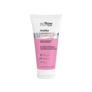 So!flow Protein-Emollient Mask voor hoog poreus haar dat een diepe regeneratie nodig heeft 200 ml