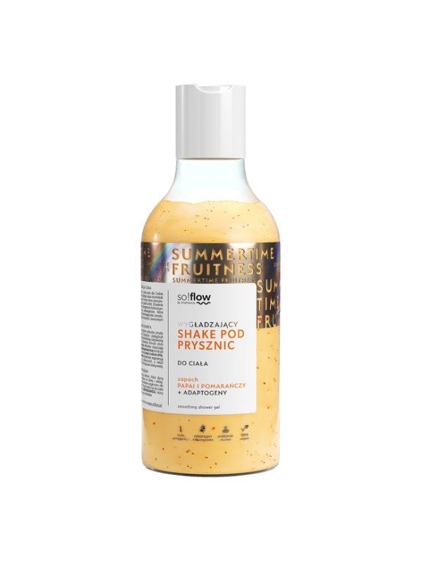 So!flow Smoothing Body Shake for Shower Papaya , Orange 400 ml