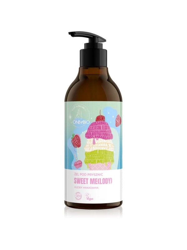 ONLYBIO Body in Balance Sweet Me (ice cream) Shower gel 400 ml