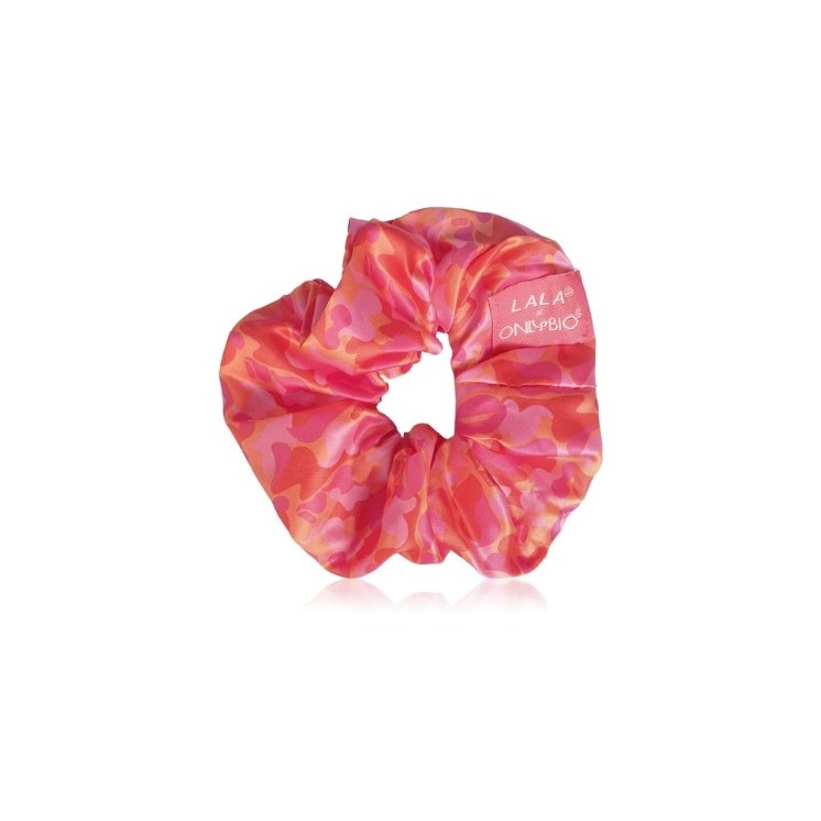 ONLYBIO x PLNY LALA Scrunchie XL Strawberries & Oranges 1 stuk