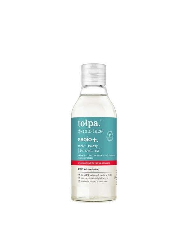 Tołpa Dermo Face Sebio+. Facial tonic 2 acids 200 ml