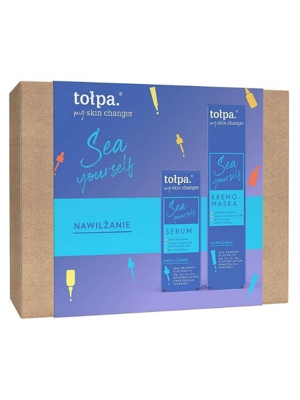 Tołpa Na Gift My Skin Changer Sea Yourself : hydraterend Serum 30 ml + gezichtscrèmemasker 40 ml