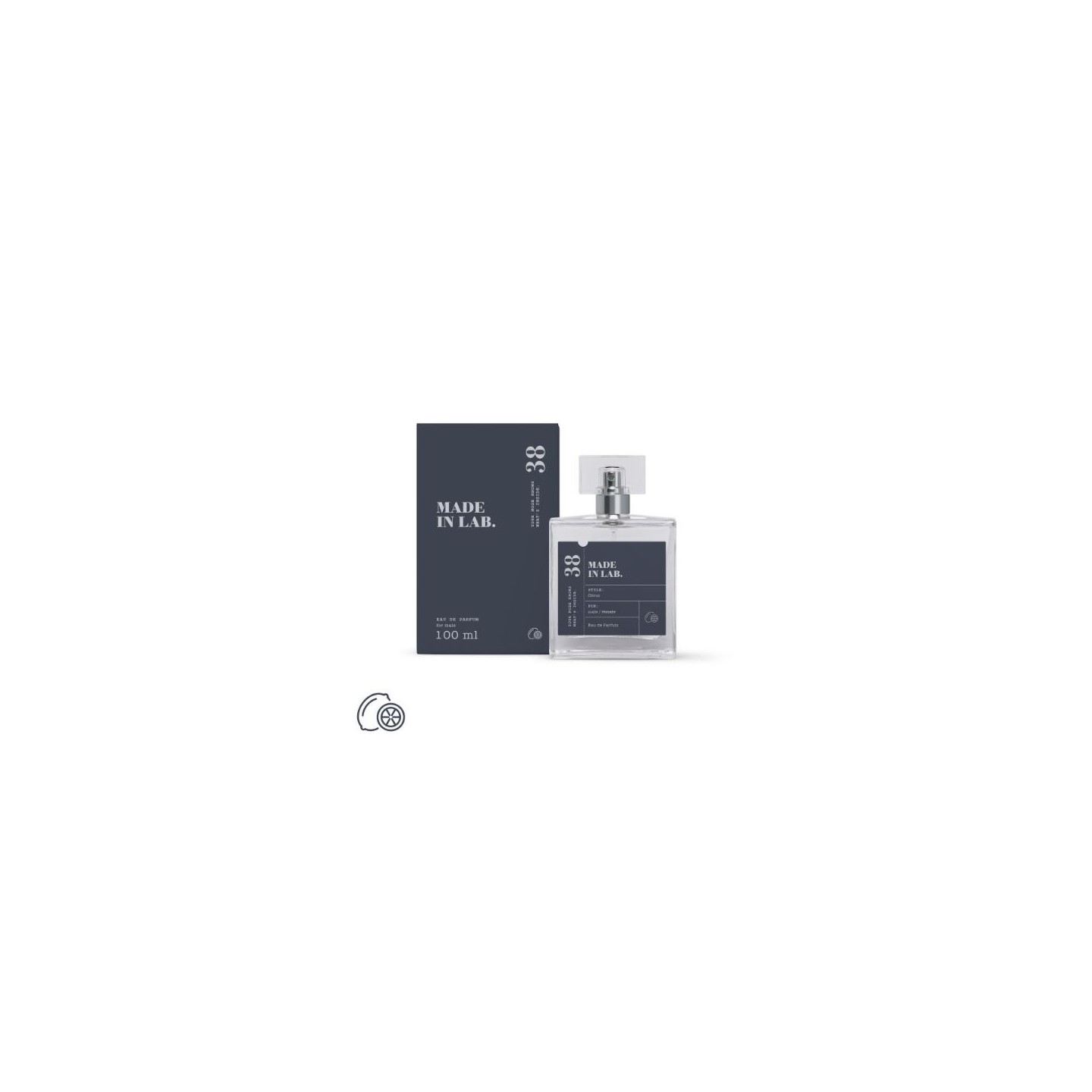 Made in Lab 38 Unisex Eau de Parfum für Frauen und Männer 100 ml Made in Lab 38 Unisex Eau de Parfum für Frauen und Männer 100 ml