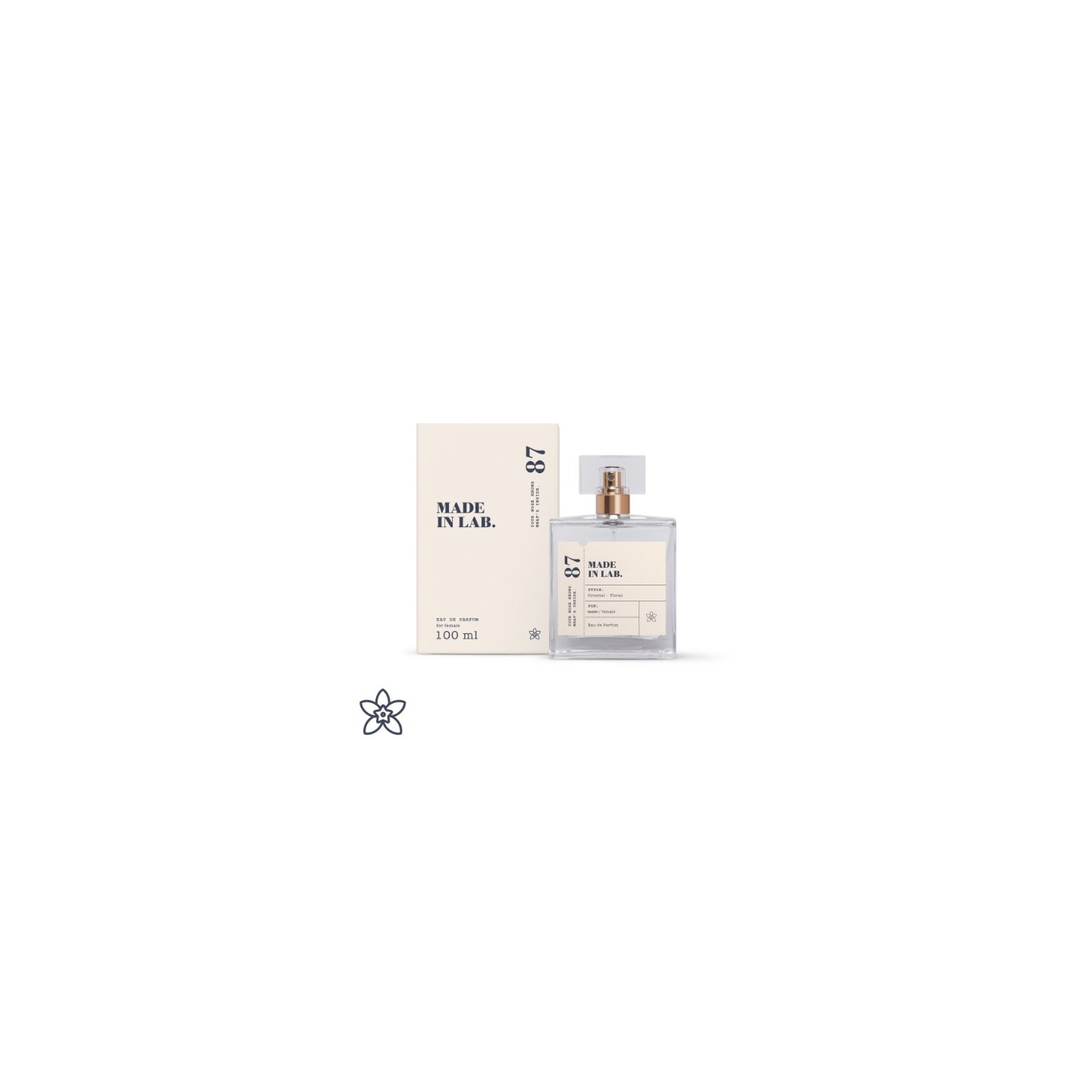 Made in Lab 87 Woman Eau de Parfum für Damen 100 ml Made in Lab 87 Woman Eau de Parfum für Damen 100 ml