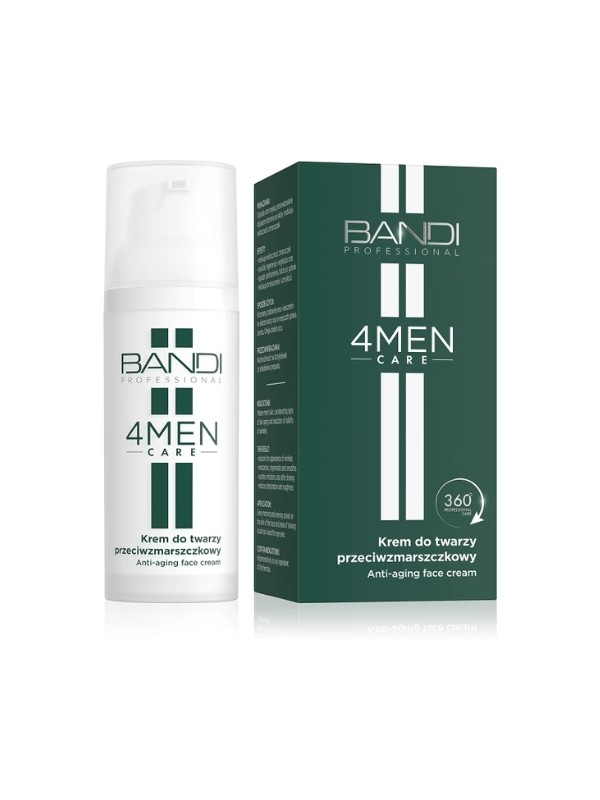 Bandi 4Men Care Anti-Falten-Gesichtscreme für Männer 50 ml