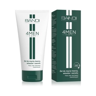 Bandi 4Men Care Gel for washing face, hair and beard 150 ml