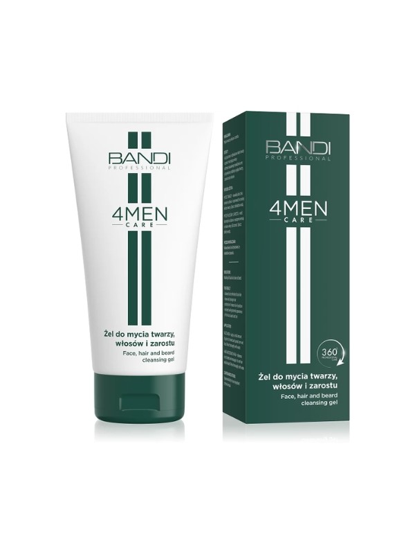 Bandi 4Men Care voor het wassen van gezicht, haar en baard 150 ml