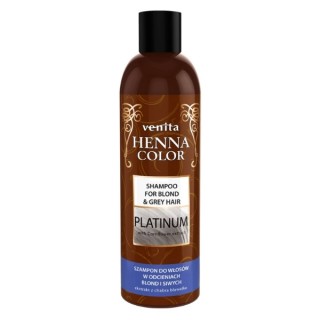 Venita Henna Color Shampoo for blond and gray hair Platinum 250 ml