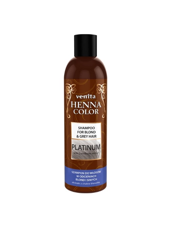 Venita Henna Kleurshampoo voor blond en grijs haar Platinum 250 ml