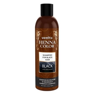 Venita Henna Kleurshampoo voor donker en zwart haar Black 250 ml