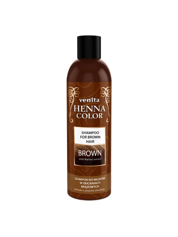 Venita Henna Farbshampoo für braunes Haar Brown 250 ml